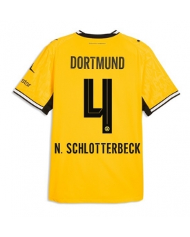 Borussia Dortmund Nico Schlotterbeck #4 Maglia Gara Casa Repliche 2026-27 Maniche Corte Borussia Dortmund Nico Schlotterbeck #4 Maglia Gara Casa Repliche 2026-27 Maniche Corte